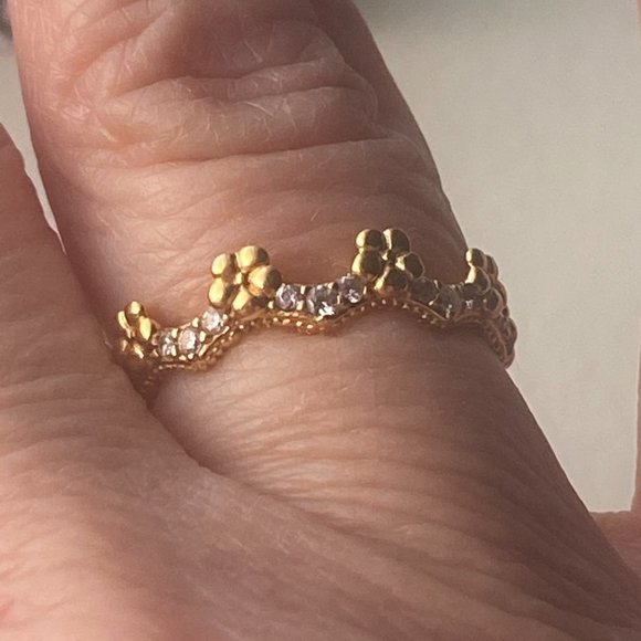 Genuine Pandora Shine Crown Ring - Picture 1 of 3